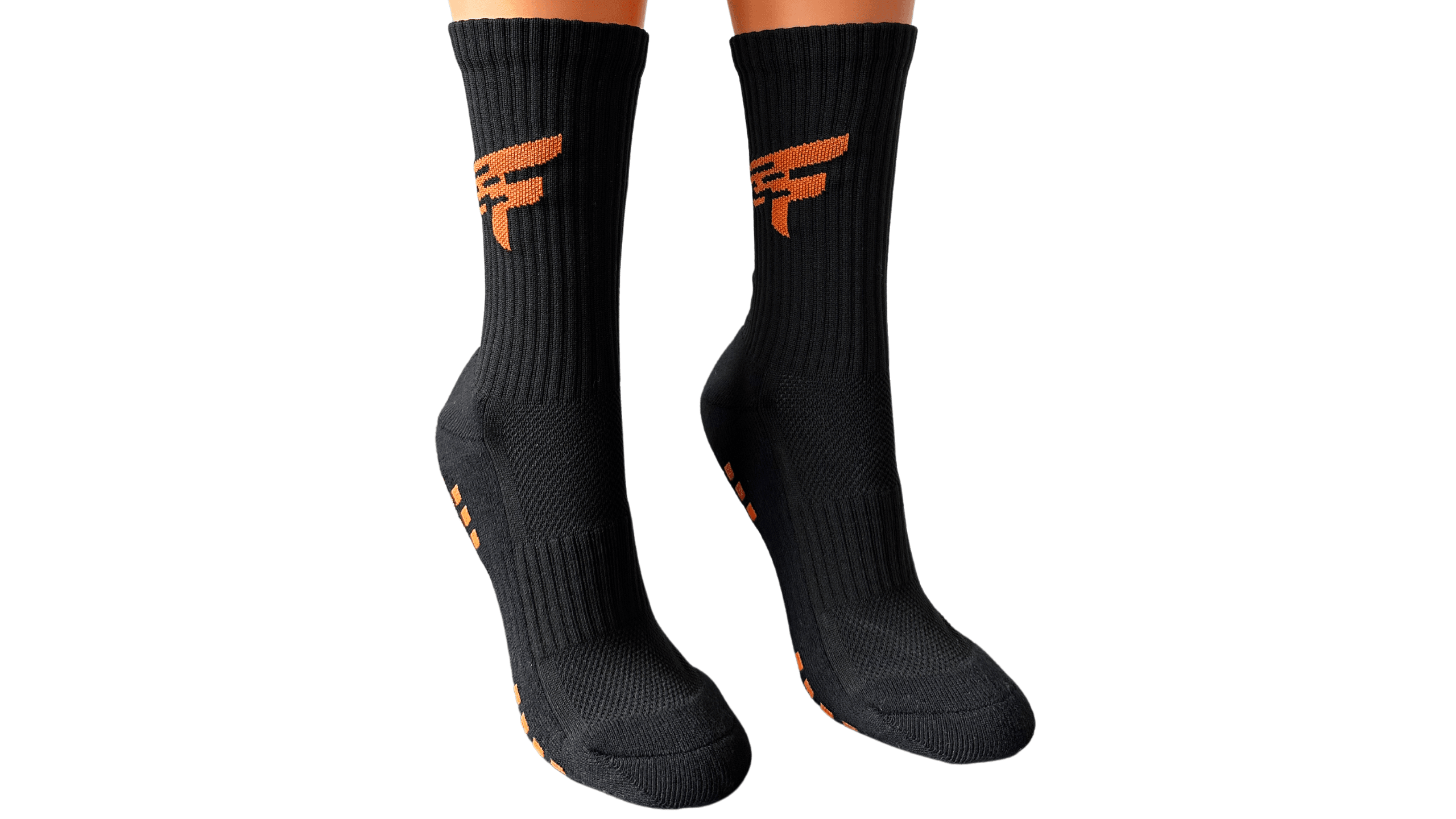 Piłkarskie skarpety antypoślizgowe czarne